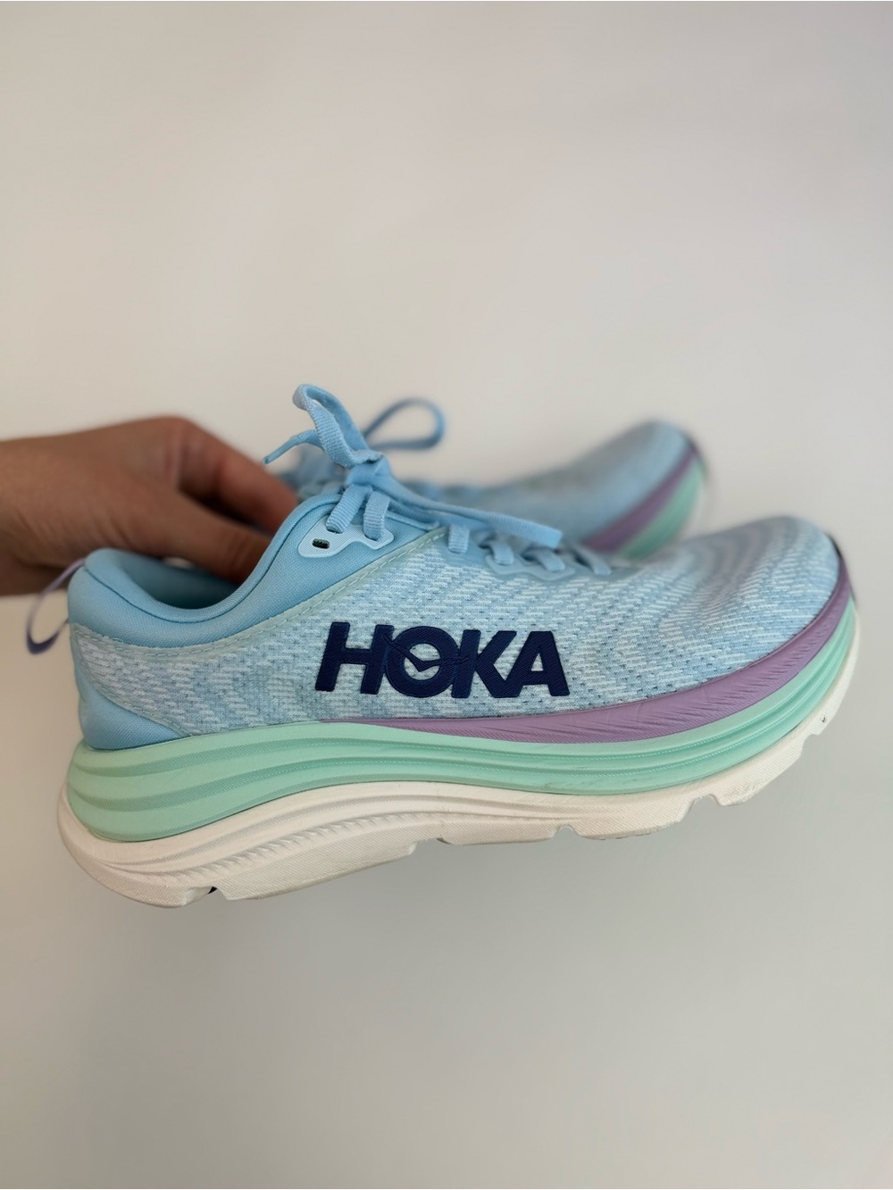 Hoka Gaviota 5 Airy Blue / Sunlit Ocean sz 6.5B - Picture 4 of 8
